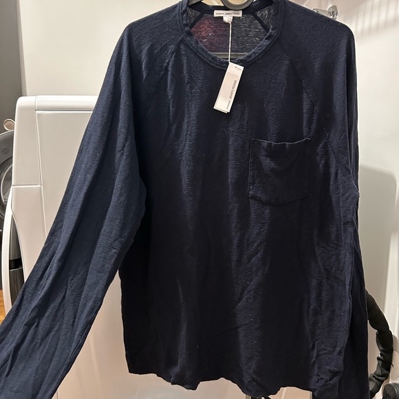 Men’s James Perse cotton raglan LS t-shirt. BNWT. - Picture 1 of 4